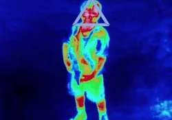 The City Hunter Predator targets a kid in Predator 2