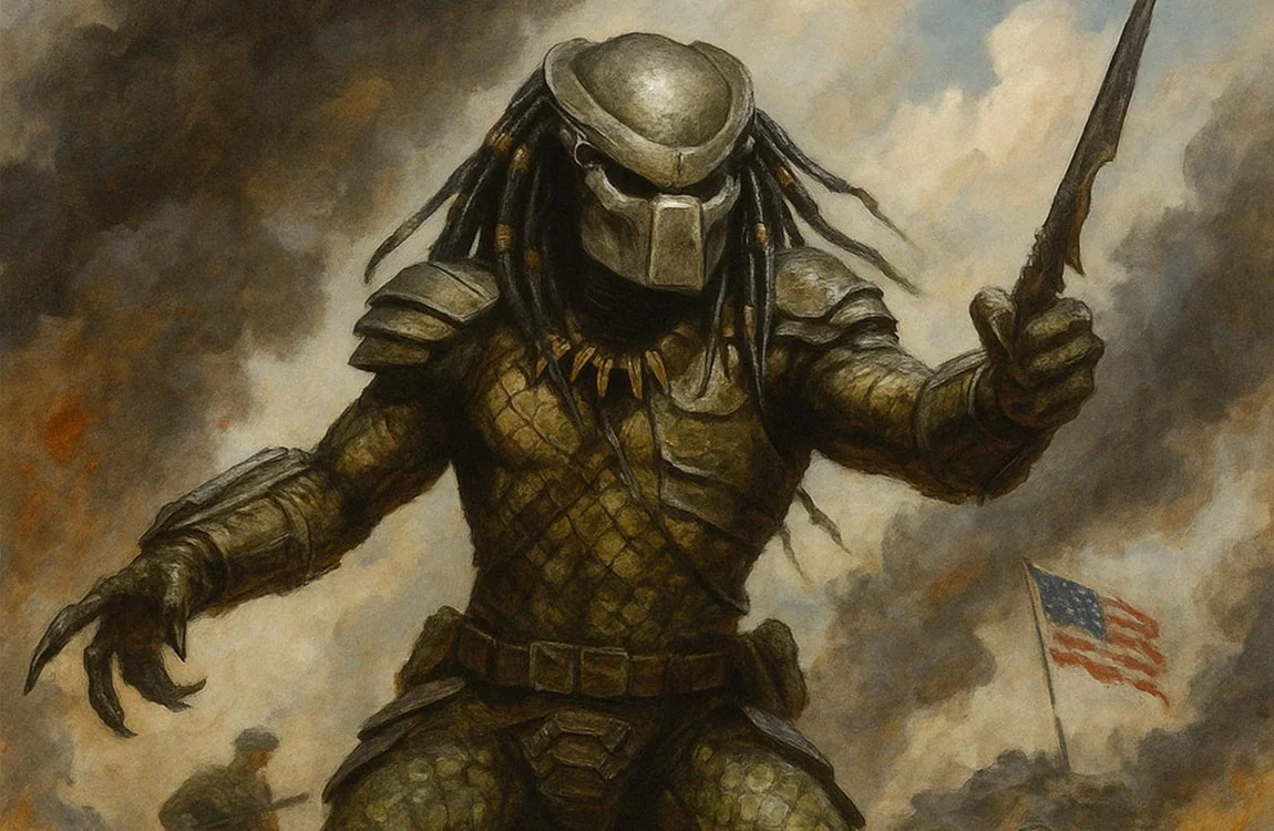 A Predator on the beaches of Iwo Jima