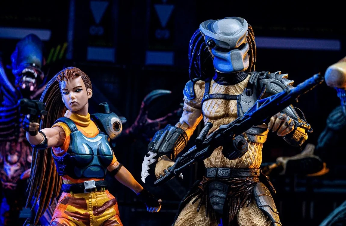 NECA Warrior Predator with a M56 Smartgun