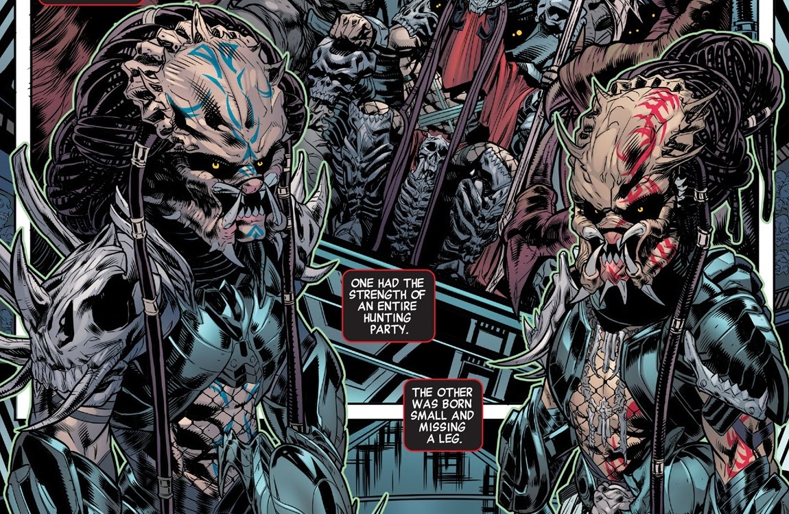 The two Predator princes from Predator vs. Black Panther