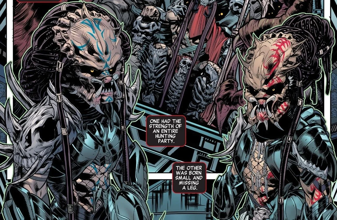 The two Predator princes from Predator vs. Black Panther