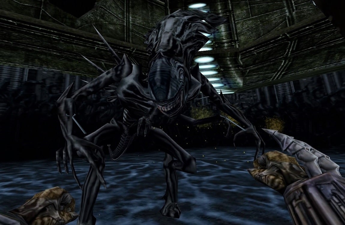 Prince hunts an Alien Queen in the hive