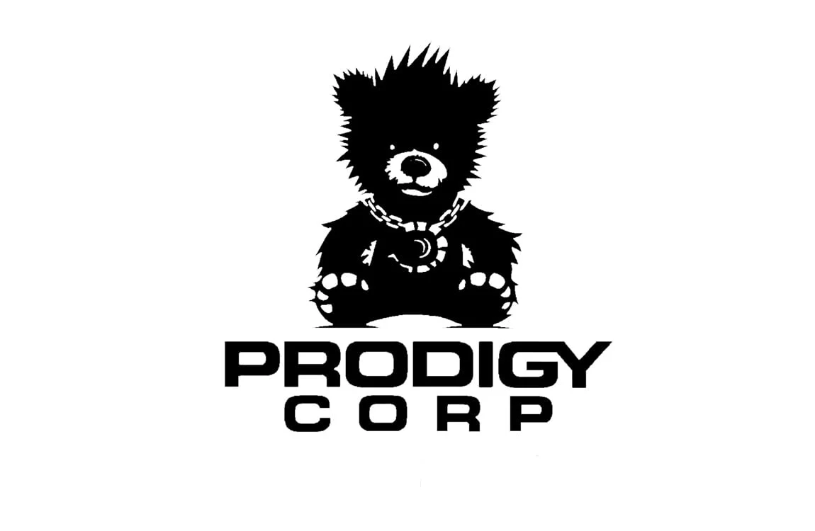 The logo of the Prodigy Corporation