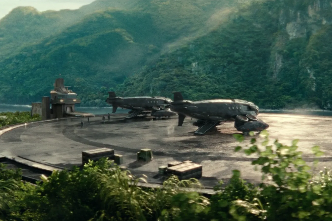 The Prodigy Corporation landing pad on Earth