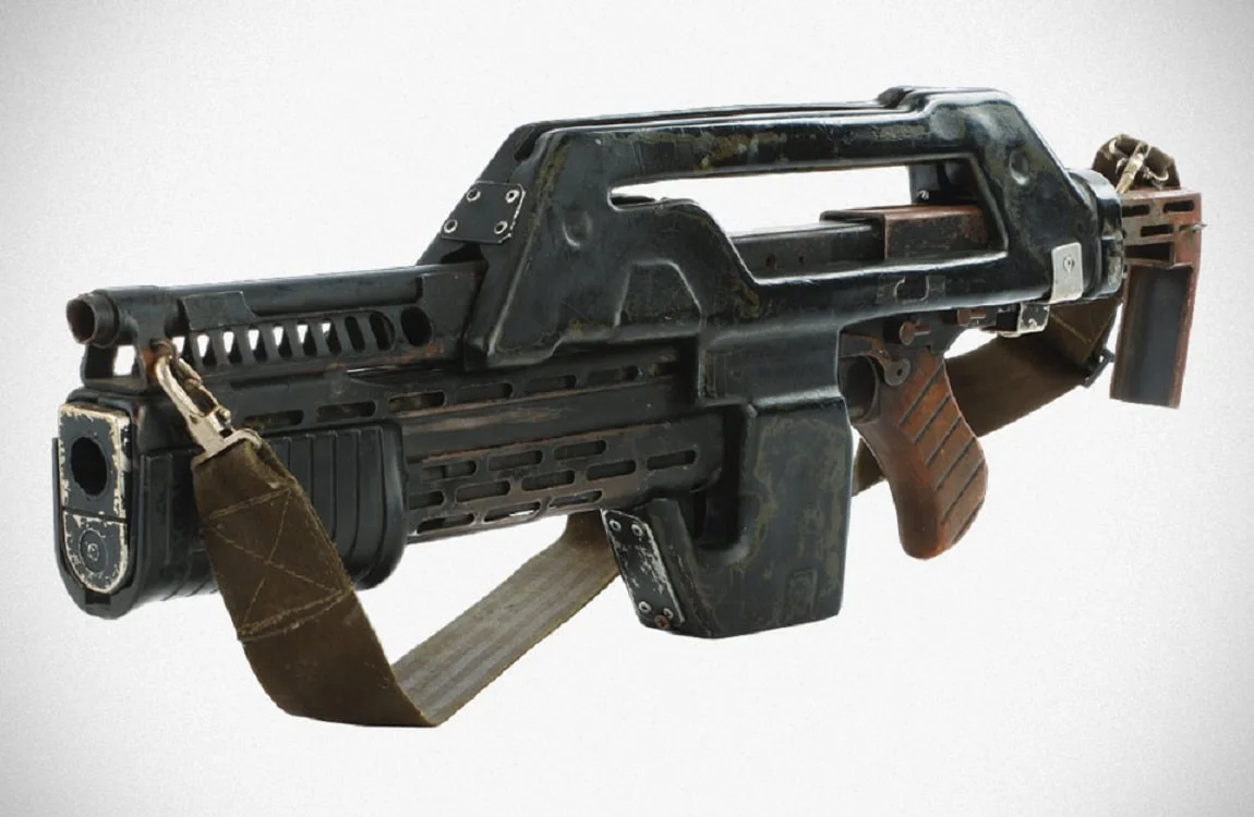The M41 Pulse Rifle, predecessor to the M41A