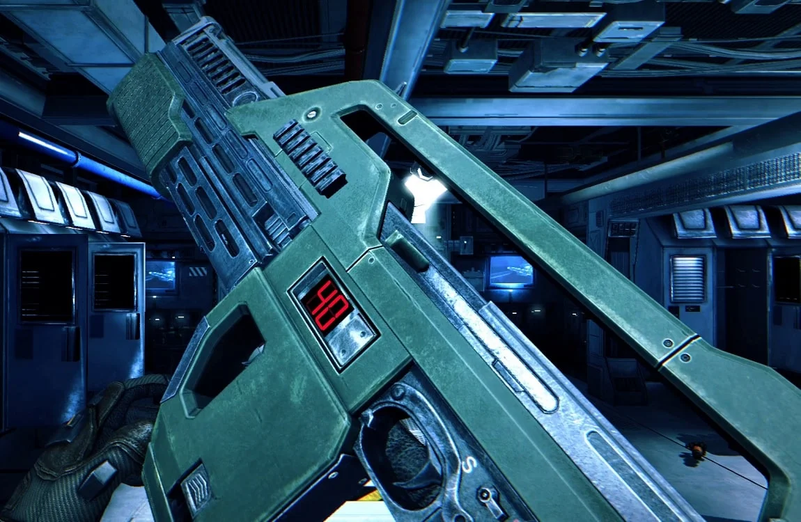 The M41A Pulse Rifle MK2 from Aliens: Colonial Marines