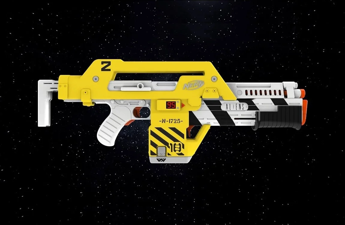 The Nerf Pulse Rifle based on the M41A design