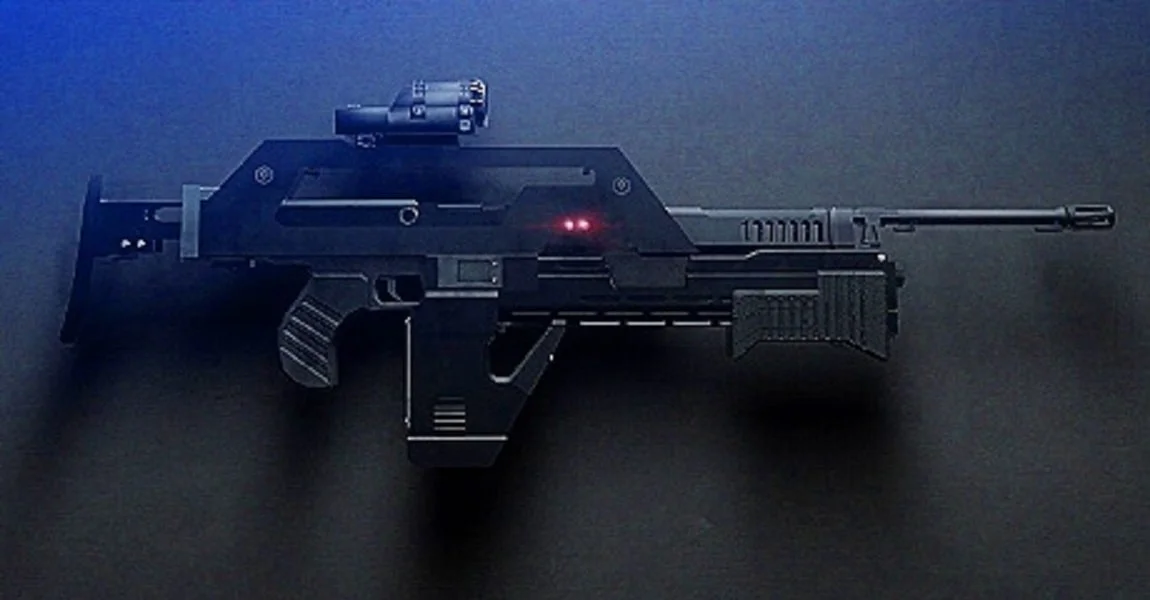 The Weyland Storm Rifle from Prometheus promotional material