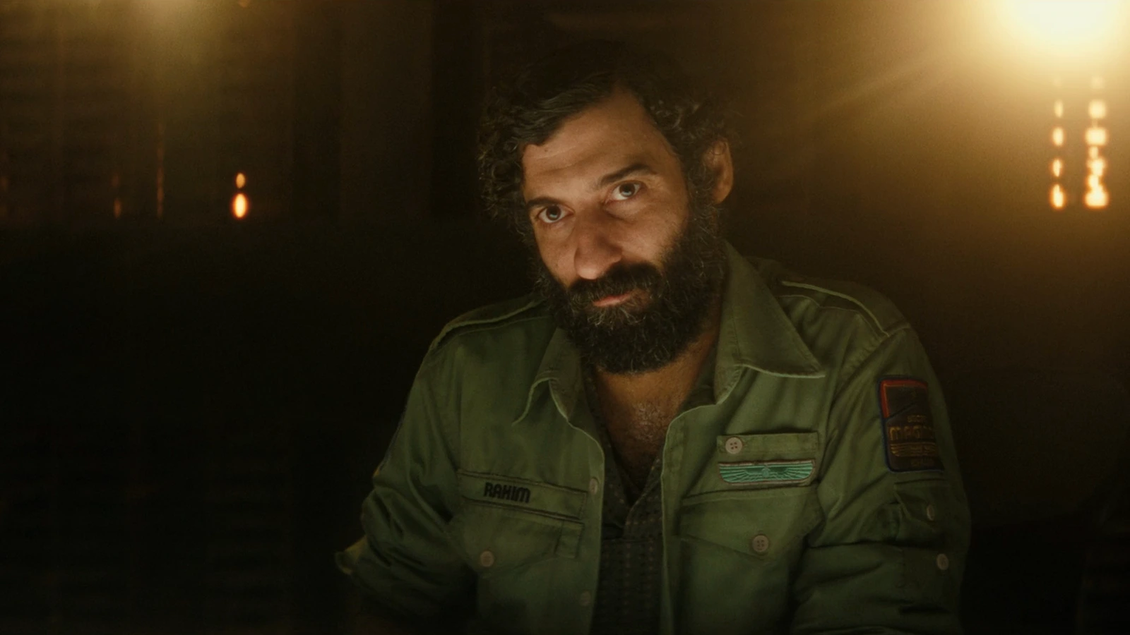 Rahim in his green Maginot uniform aboard the USCSS Maginot in Alien: Earth