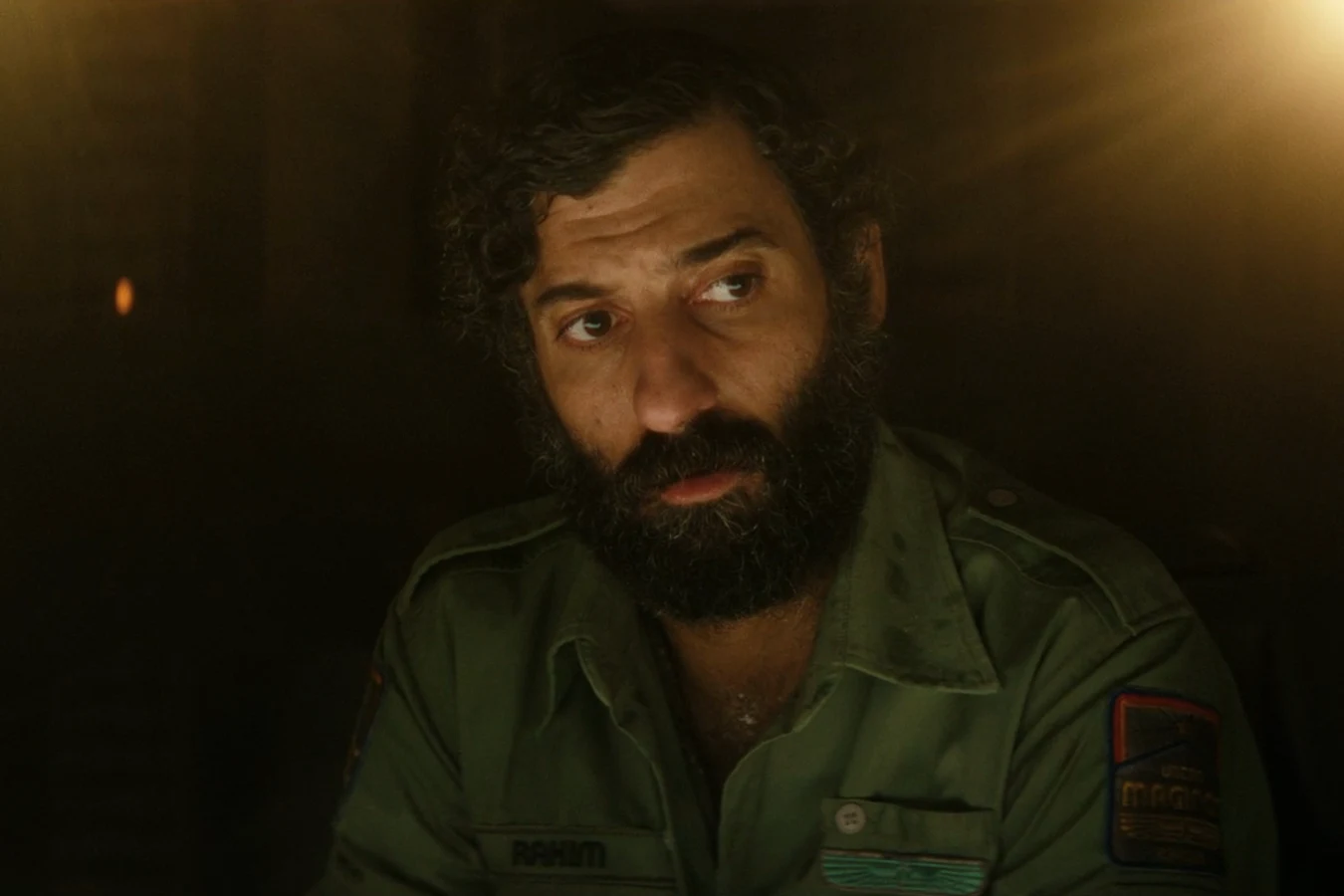 Rahim during Morrow's sabotage interview aboard the Maginot in Alien: Earth