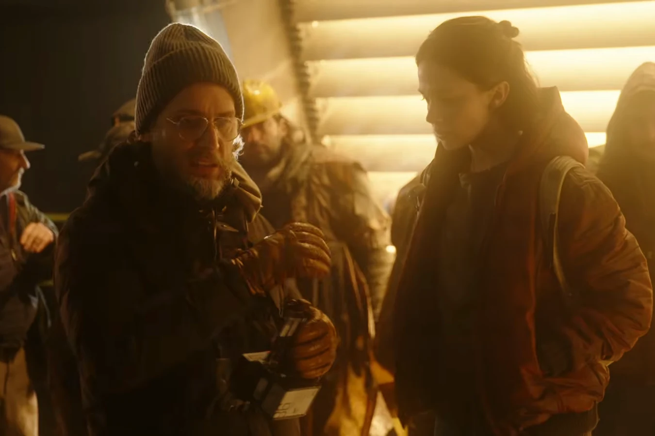 Fede Álvarez and Cailee Spaeny on the Alien: Romulus set