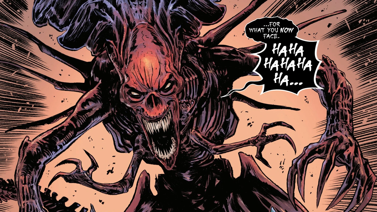 The Red King Xenomorph from Alien vs. Captain America