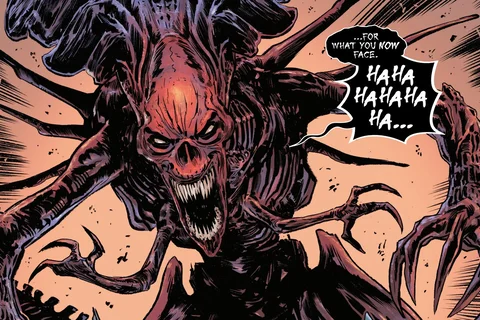 The Red King Xenomorph from Alien vs. Captain America
