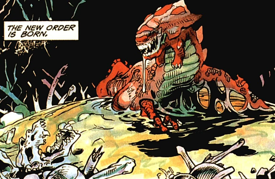 The Red Queen Xenomorph is born on Xenomorph Prime