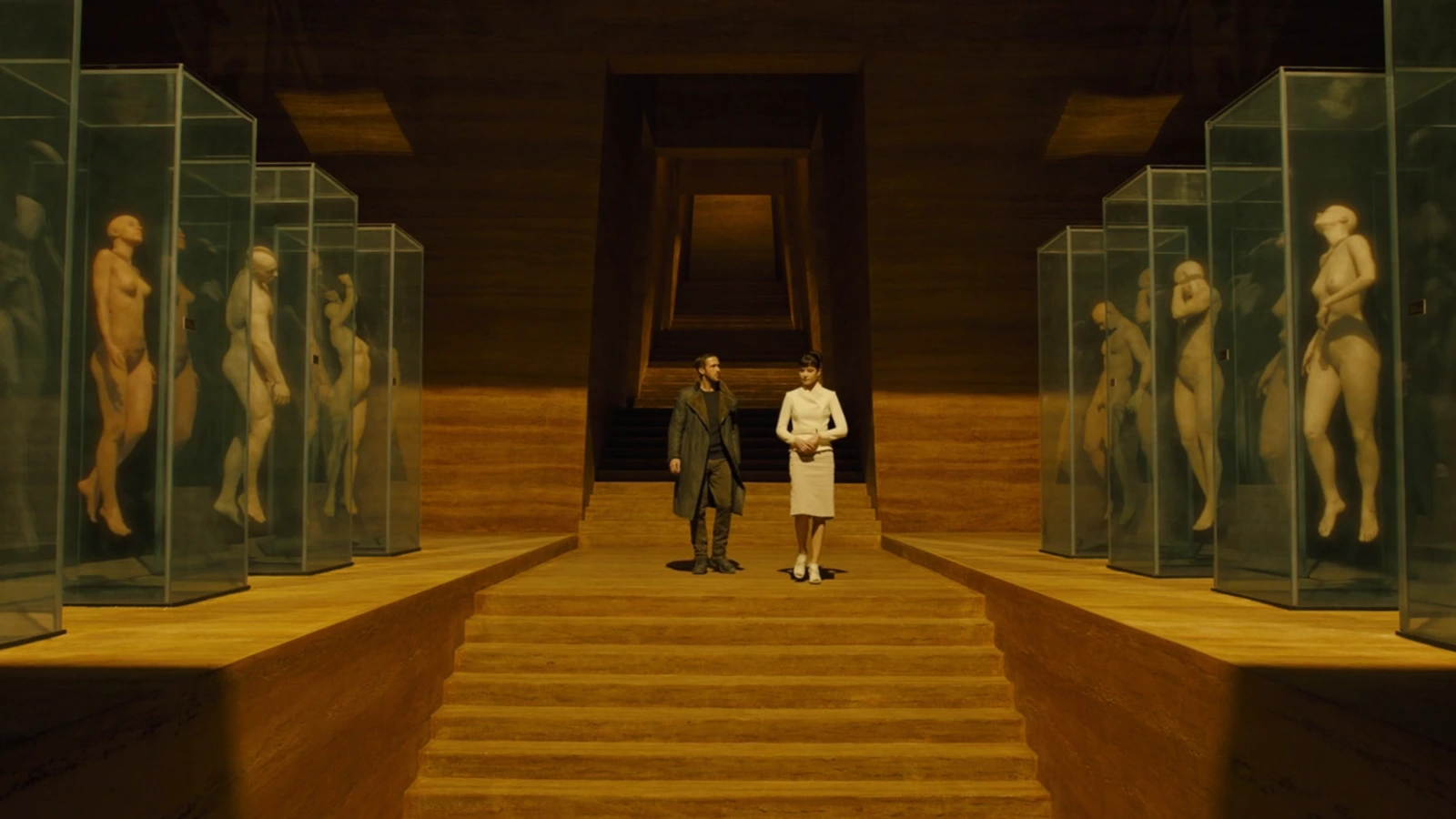 Rows of Nexus replicants in the Blade Runner universe