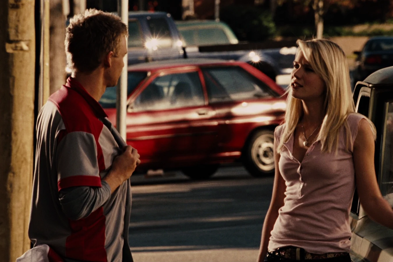 Ricky Howard and Jesse Salinger on a Gunnison street during the outbreak