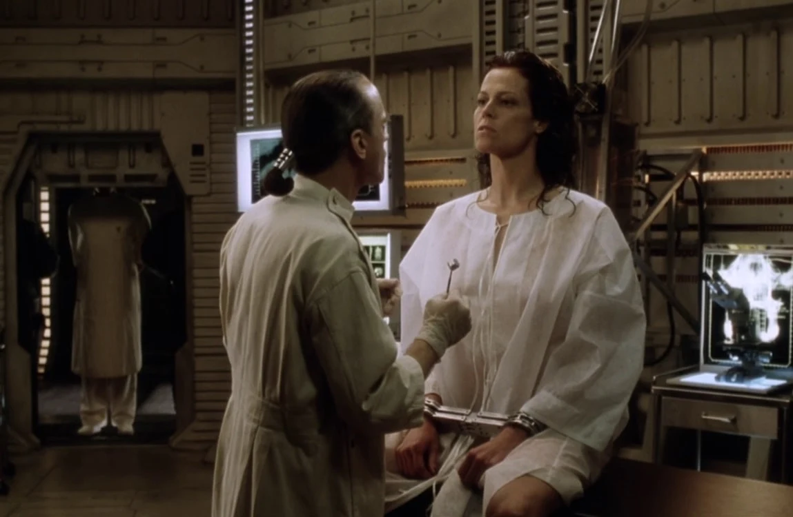 Ripley 8 examined aboard the USM Auriga in Alien: Resurrection