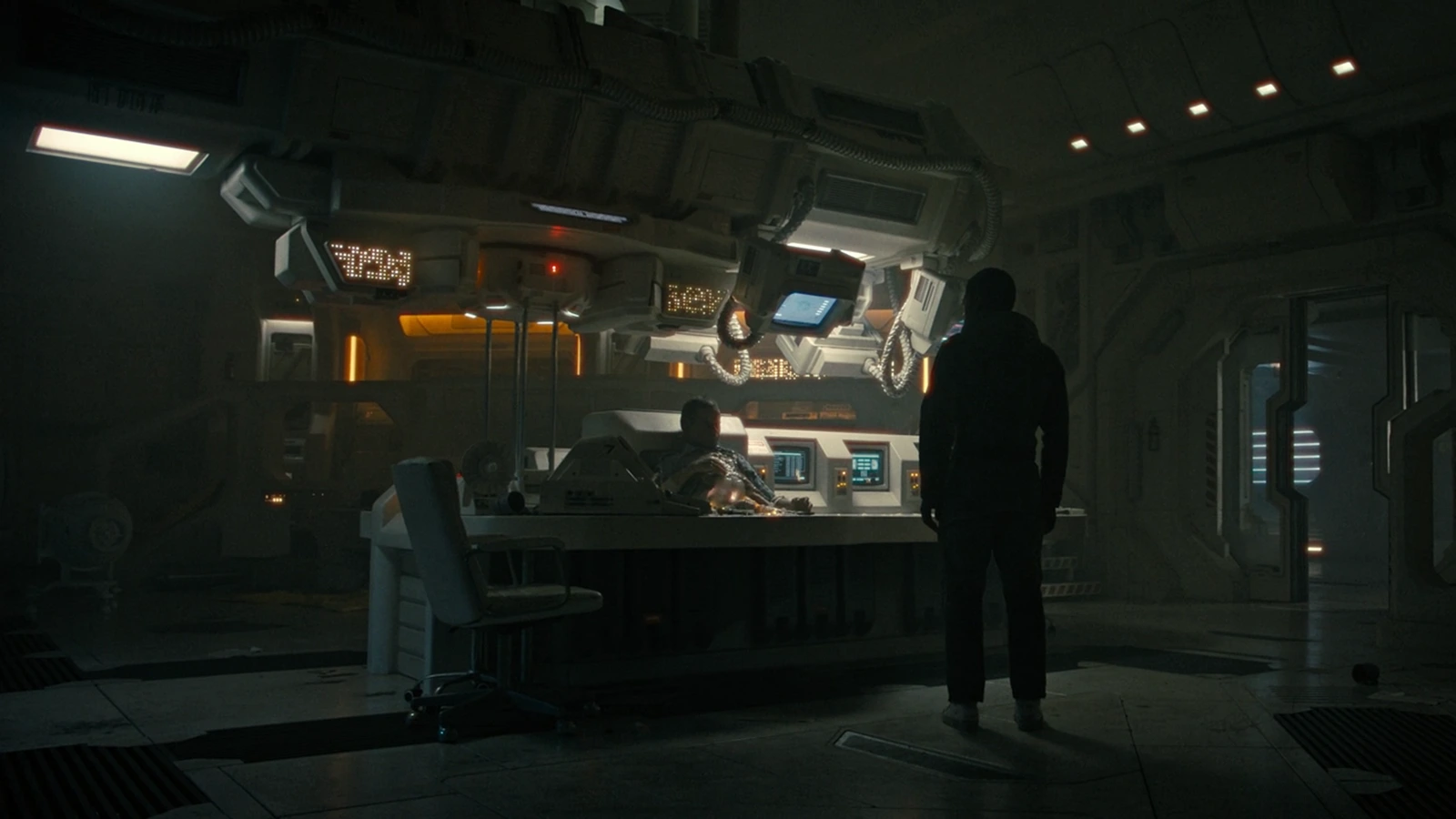 Andy and Rook aboard Renaissance Station in Alien Romulus
