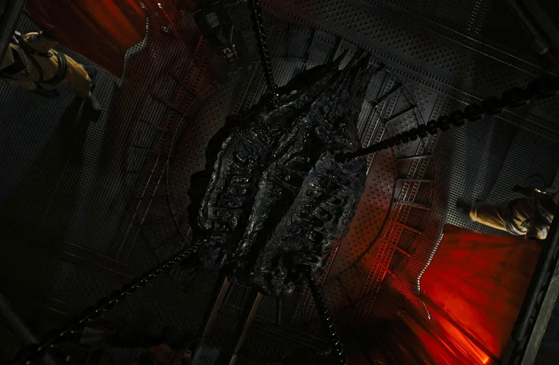 The Space Cocoon from Alien: Romulus