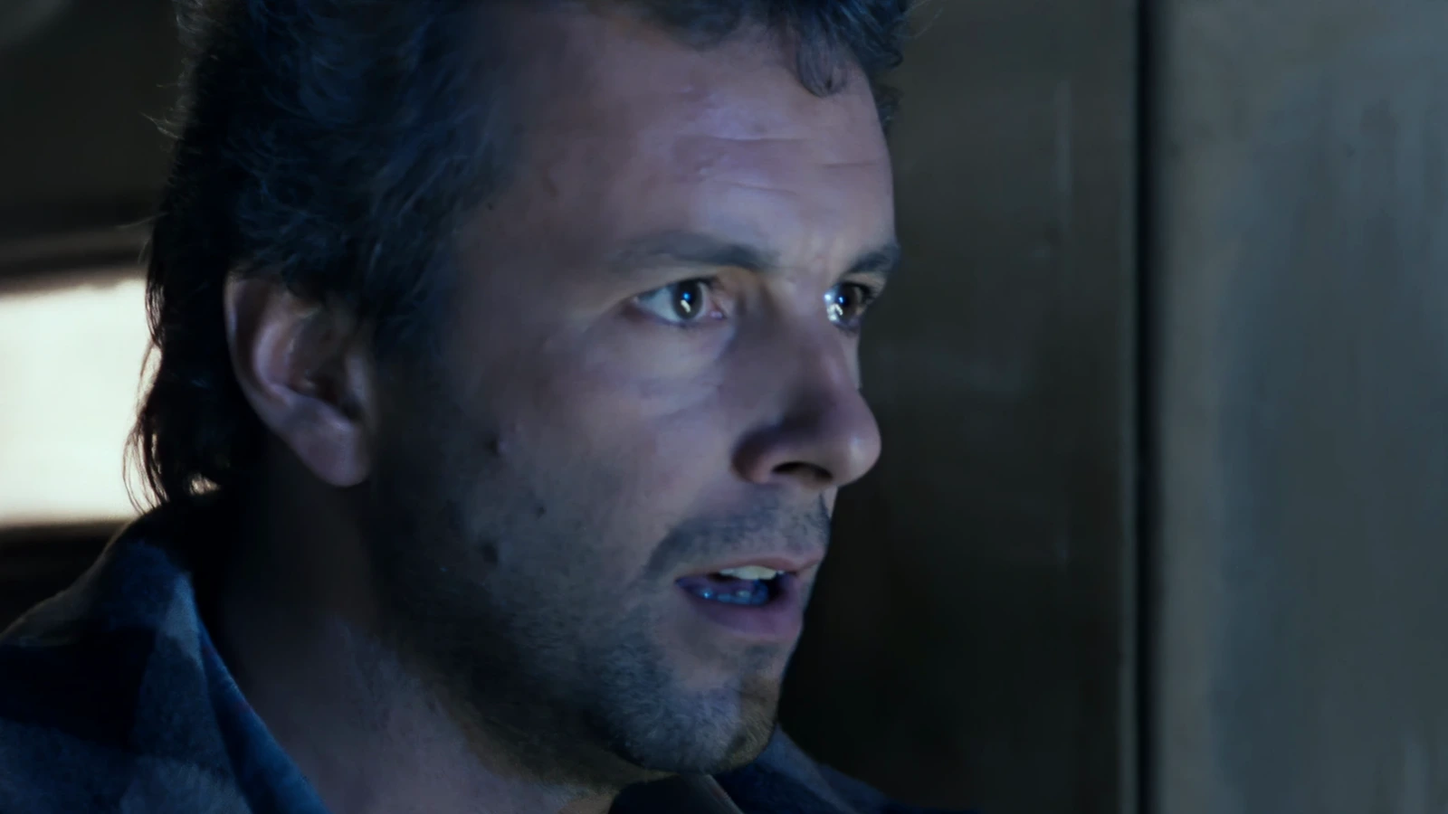 Russ Jorden, Newt's father, in close-up in the Aliens Special Edition