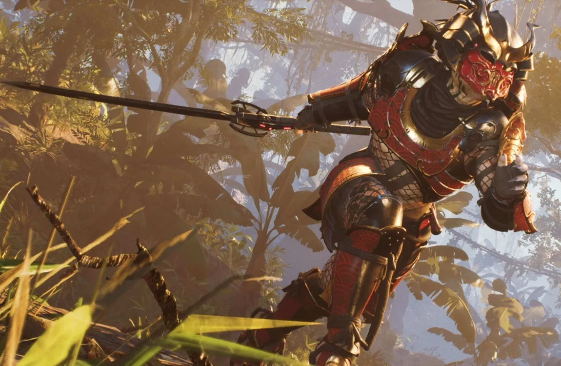 Samurai Predator hunting warriors in feudal Japan
