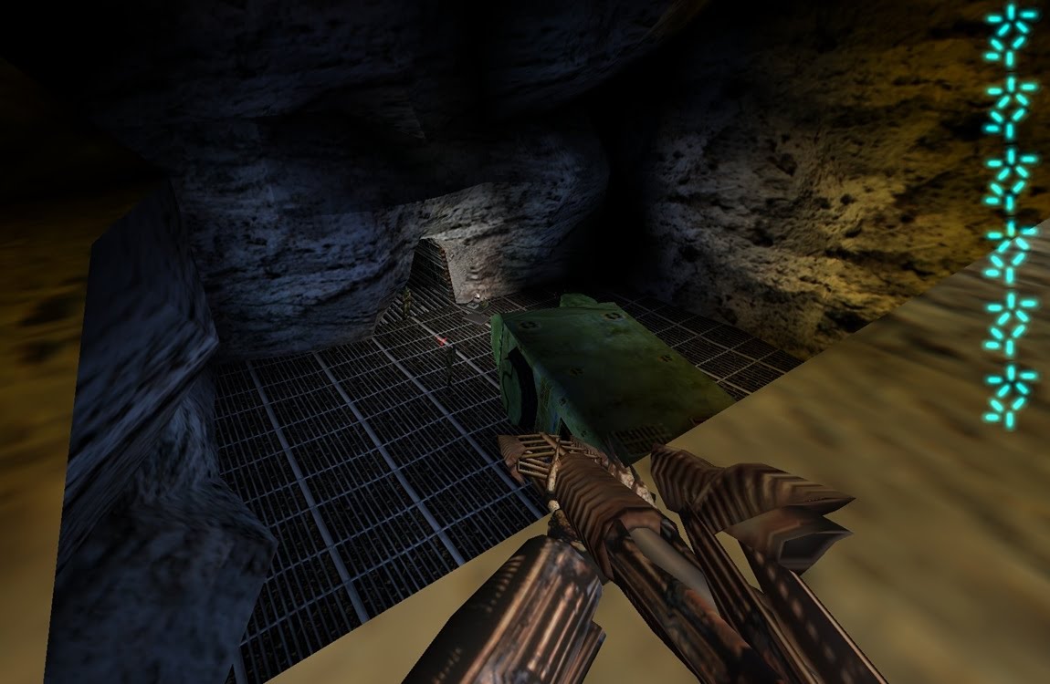 The Predator speargun used for sniping in Aliens vs. Predator Classic