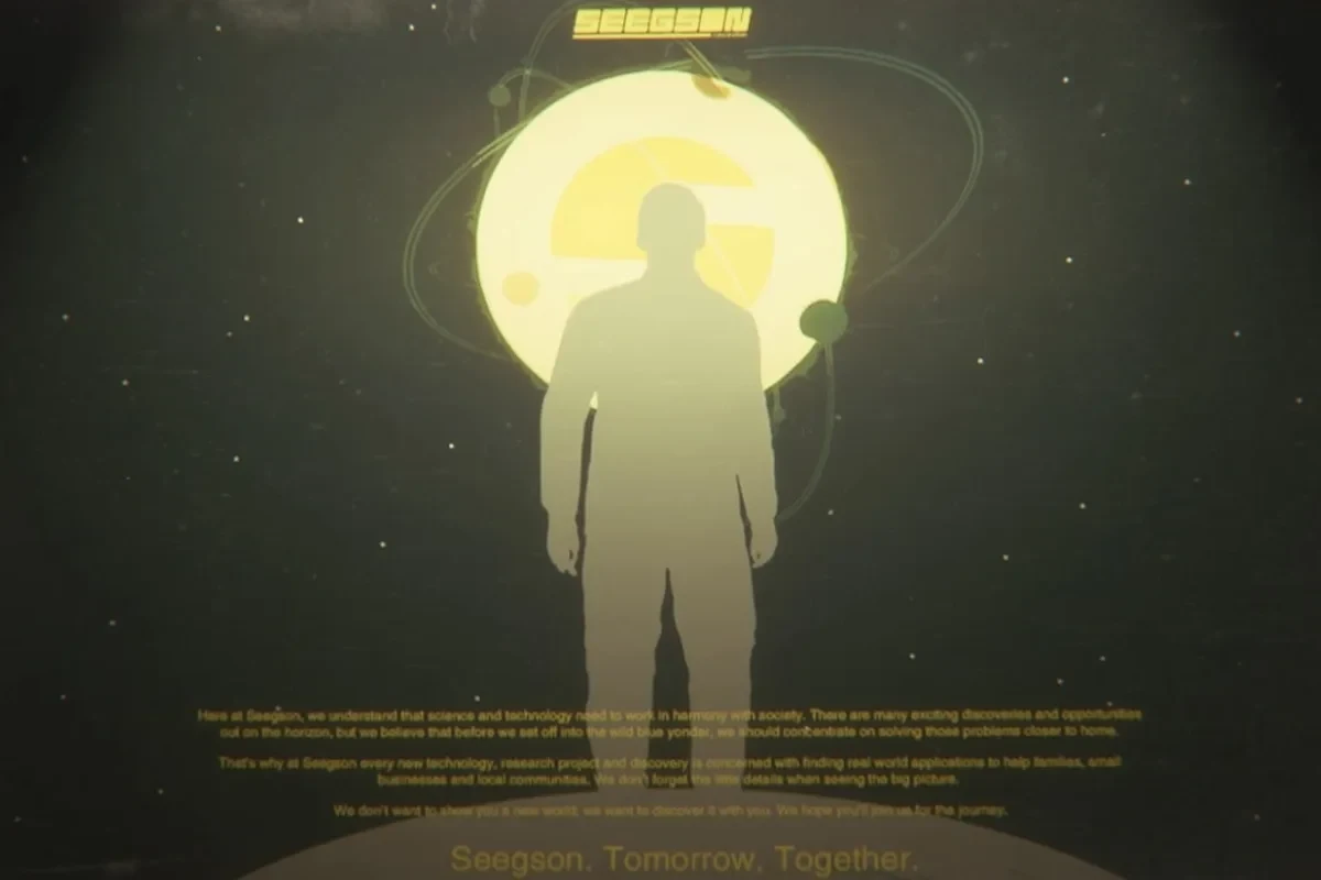 A Seegson Corporation advertisement from Alien: Isolation