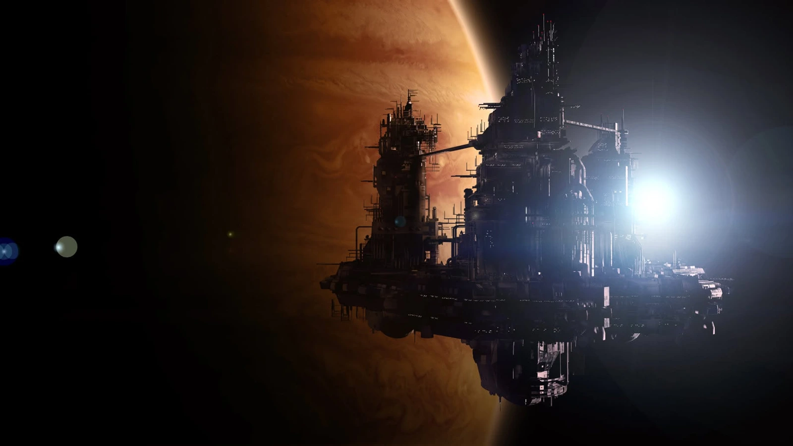 Sevastopol Station in orbit of the gas giant KG-348