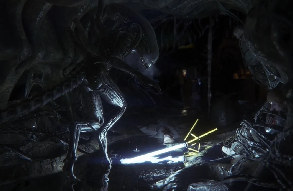 The Xenomorph hive in Sevastopol's engineering decks