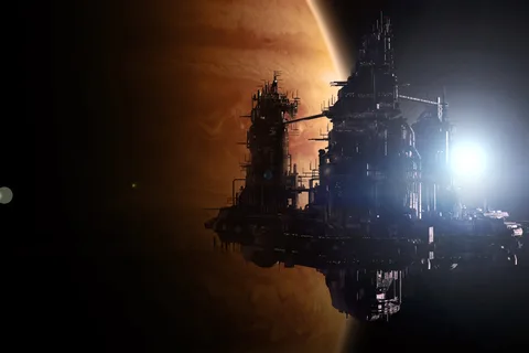 Sevastopol Station in orbit of the gas giant KG-348
