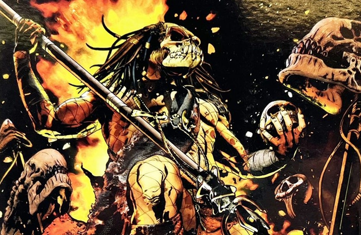 The cover of the Shaman Predator package by NECA