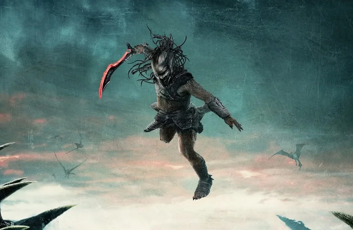 Dek Predator from a poster for Predator: Badlands