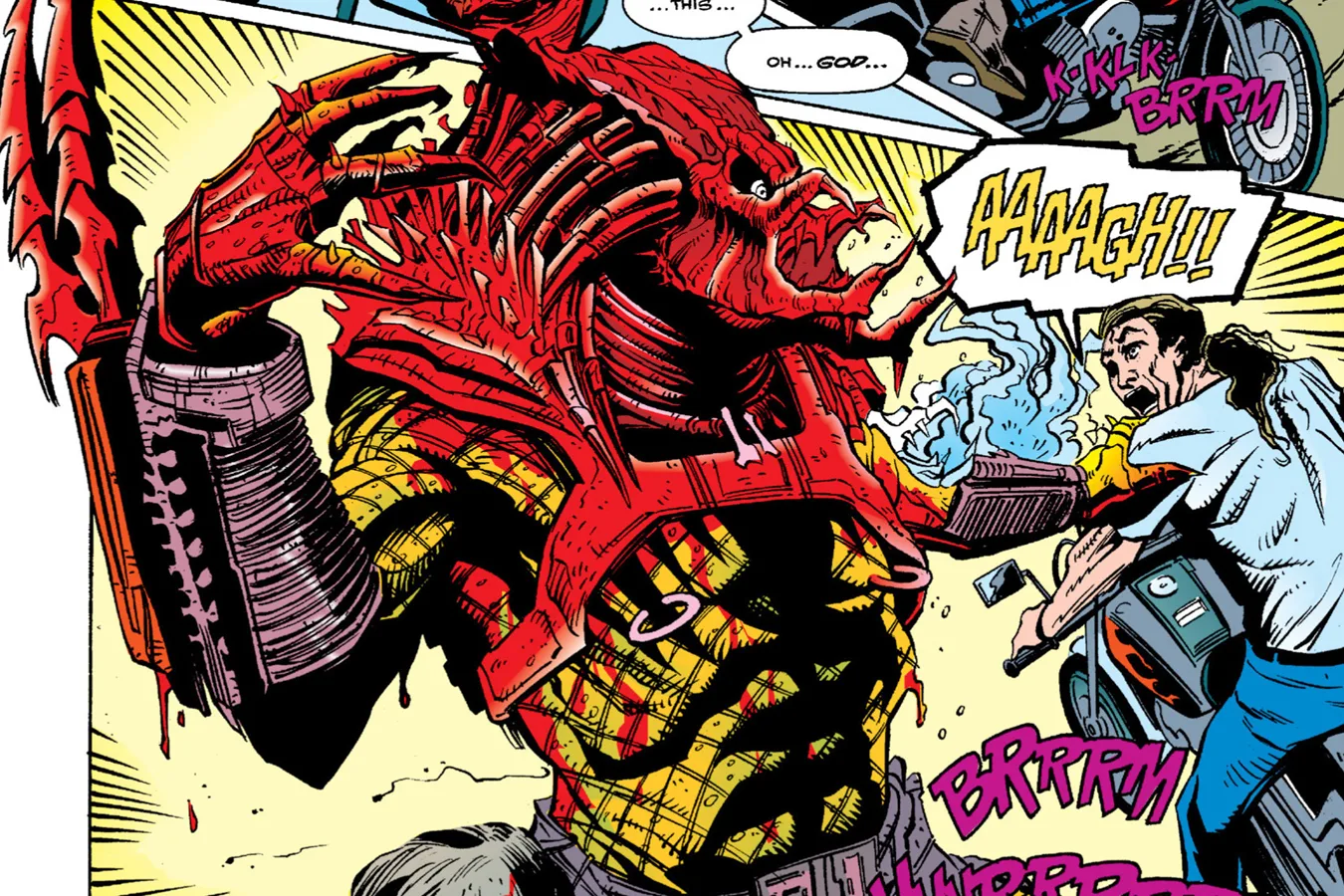 The Bad Blood Predator from Predator: Bad Blood