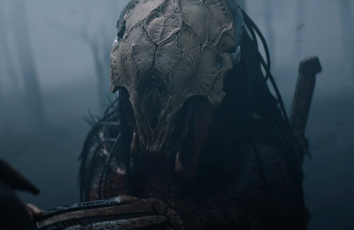 The Feral Predator's skull mask from Prey