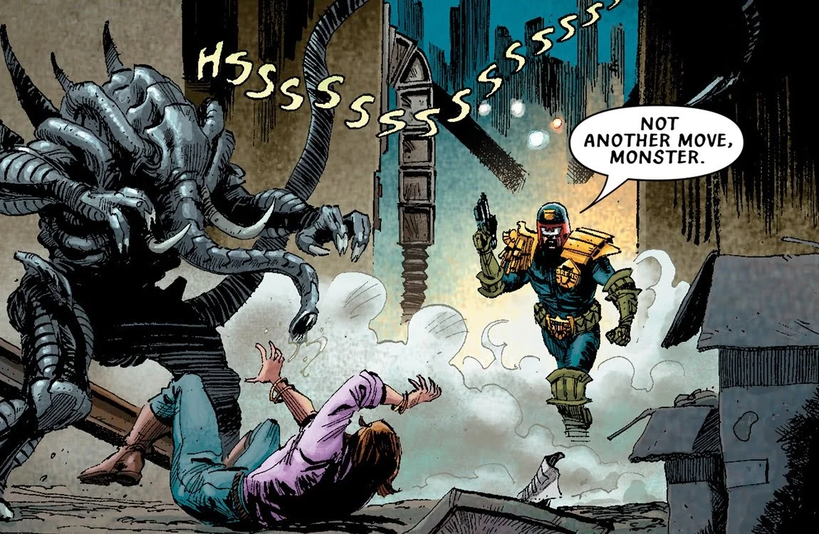 The Ani-Man Elephant Xenomorph from Predator vs. Judge Dredd vs. Aliens: Splice and Dice