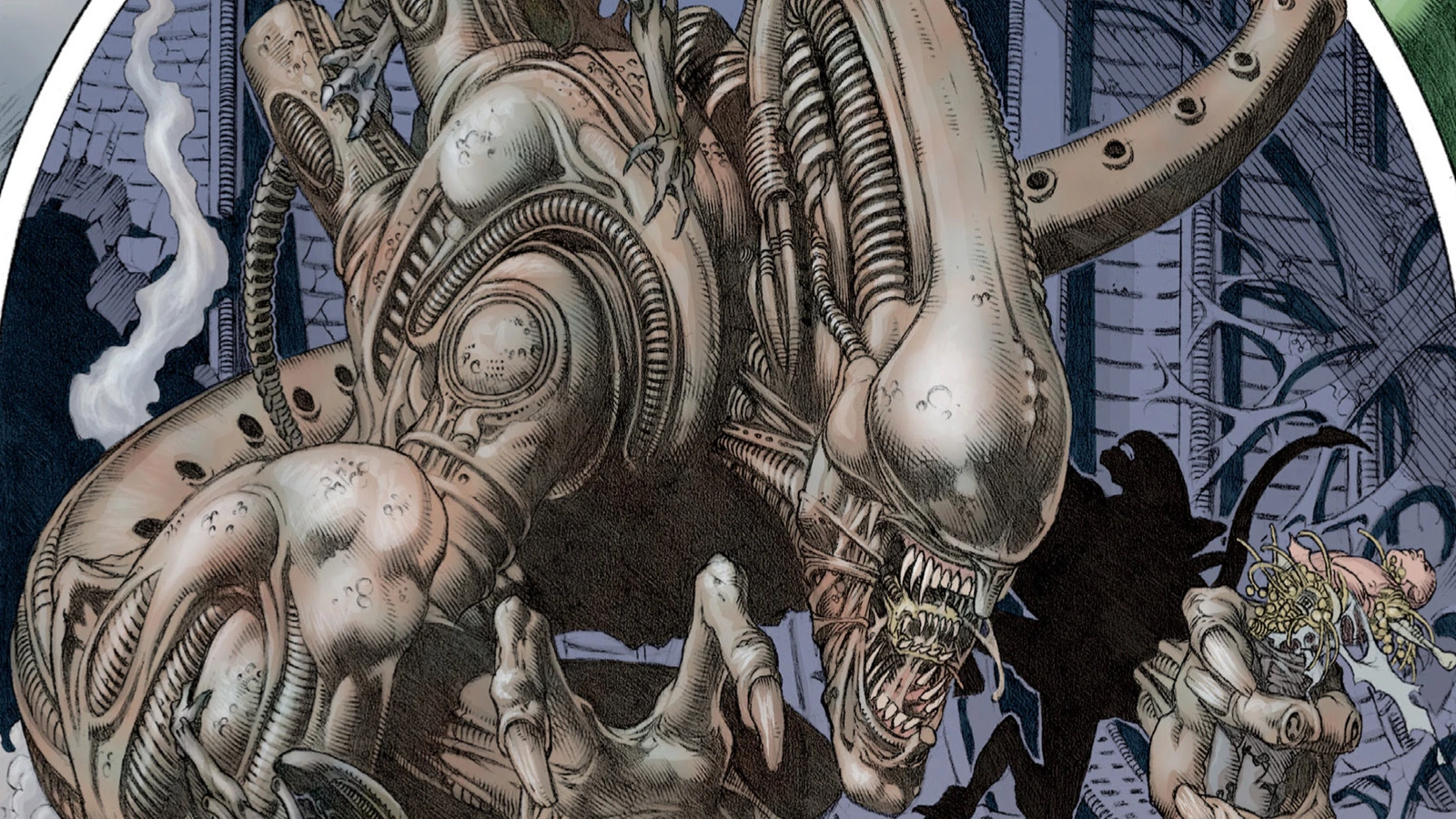 The Space Jockey Xenomorph from Aliens: Apocalypse