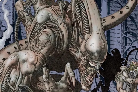 The Space Jockey Xenomorph from Aliens: Apocalypse