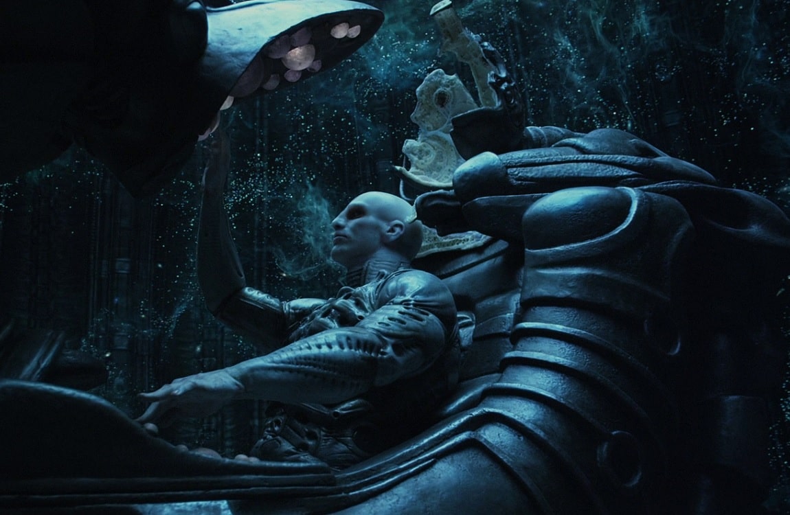 The Space Jockey from LV-223 in the events of Prometheus
