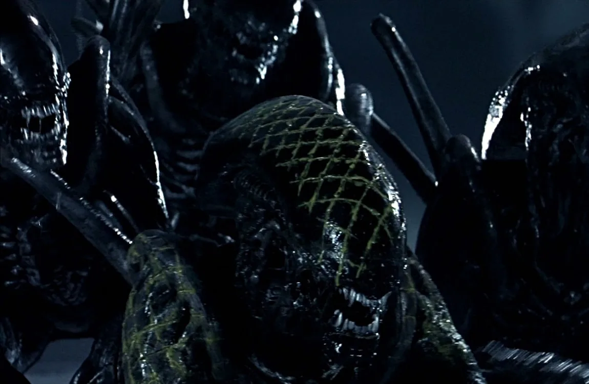 Grid Alien with other Xenomorphs