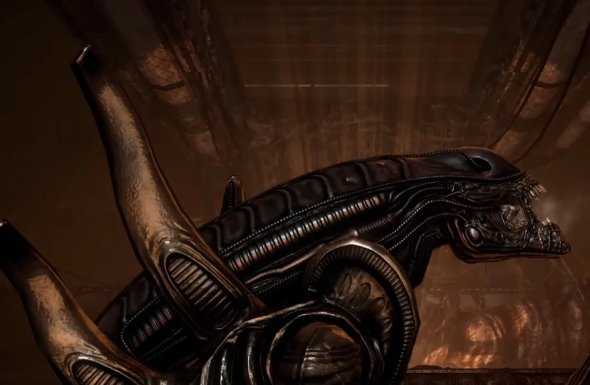 Specimen 6 inside a Xenomorph hive