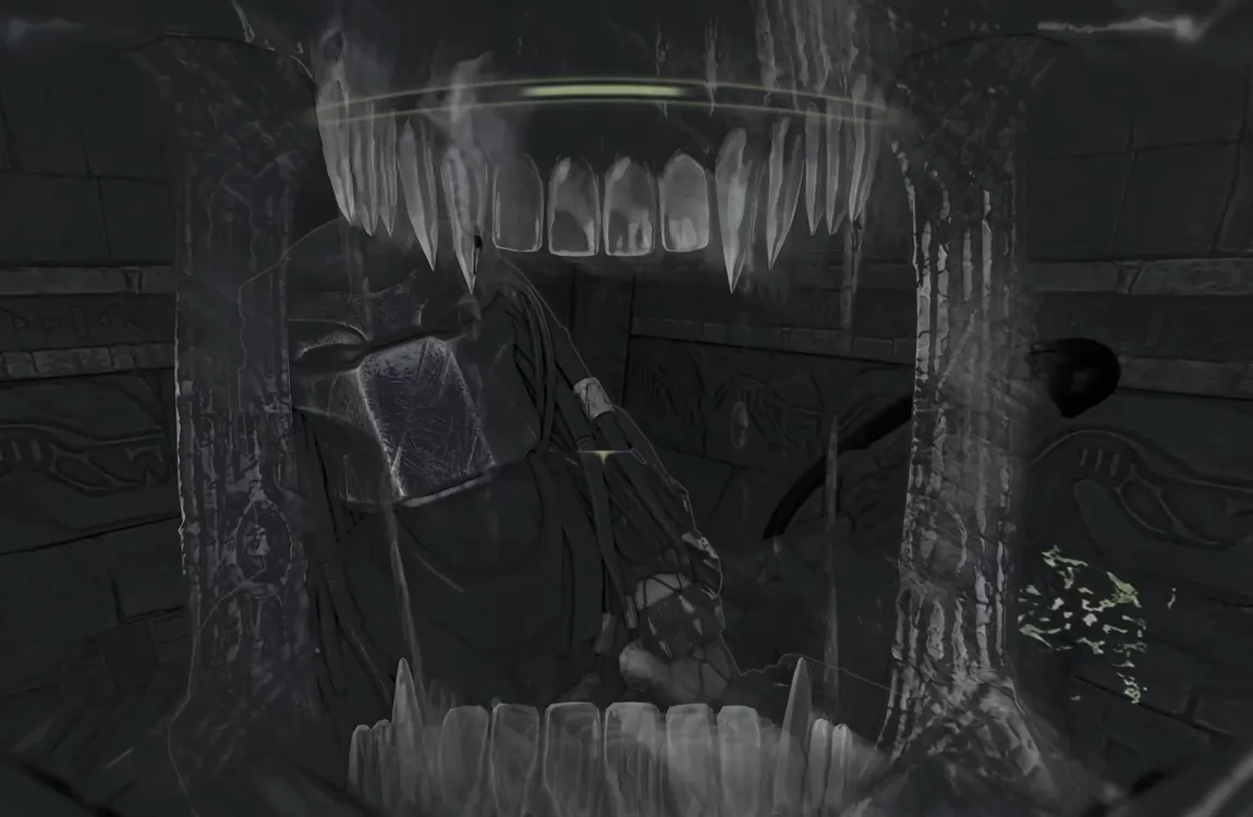 Specimen 6 fighting a Predator on BG-386