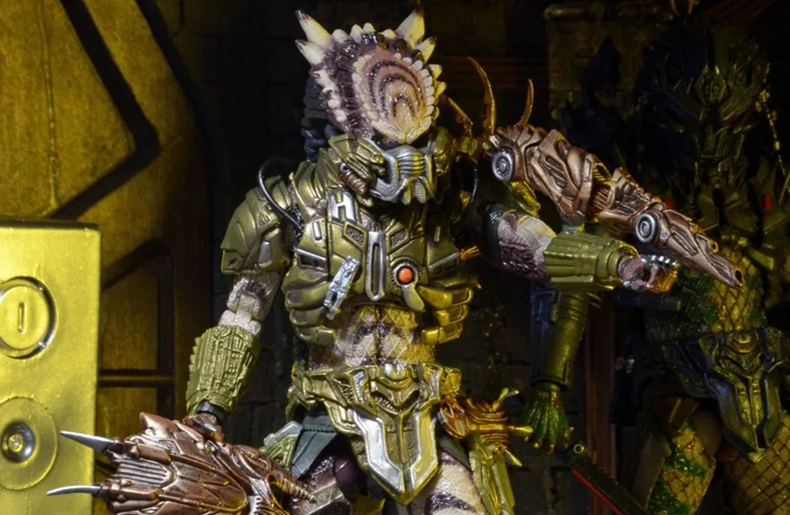 Spiked Tail Predator cybernetic enhancements and armor