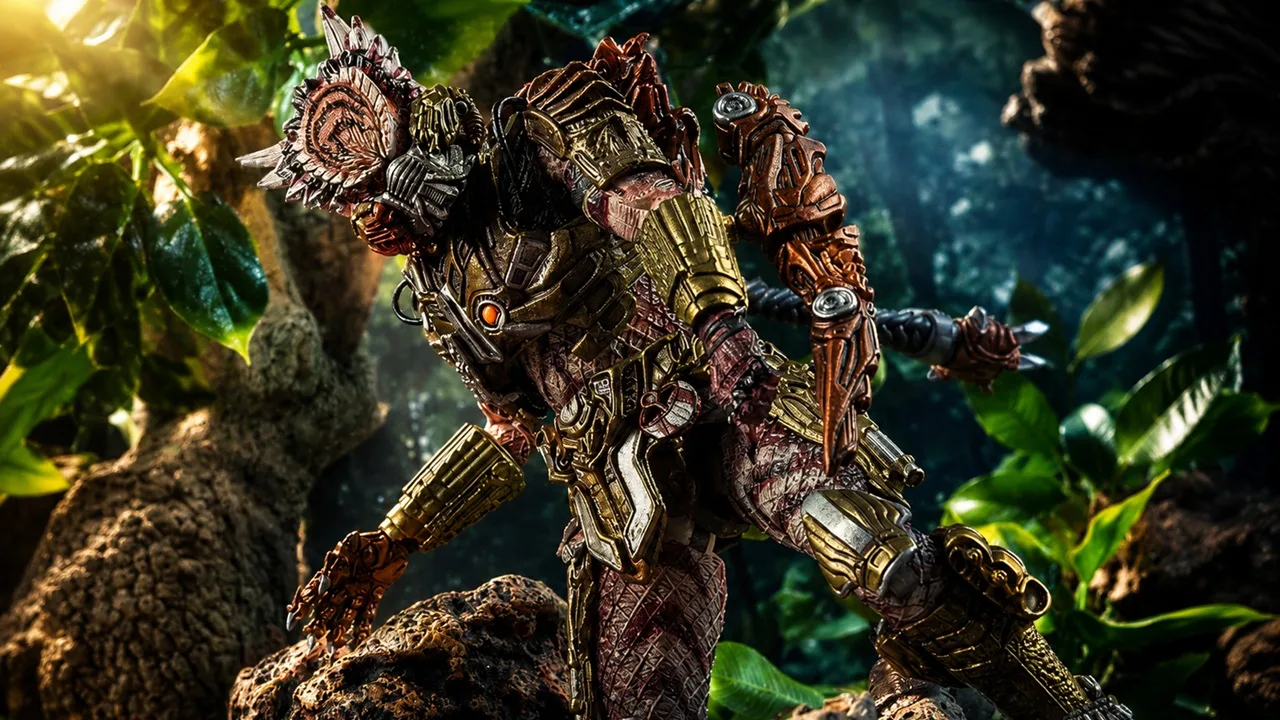 Spiked Tail Predator with cybernetic enhancements