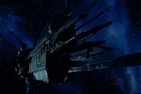 The USS Sulaco approaching LV-426