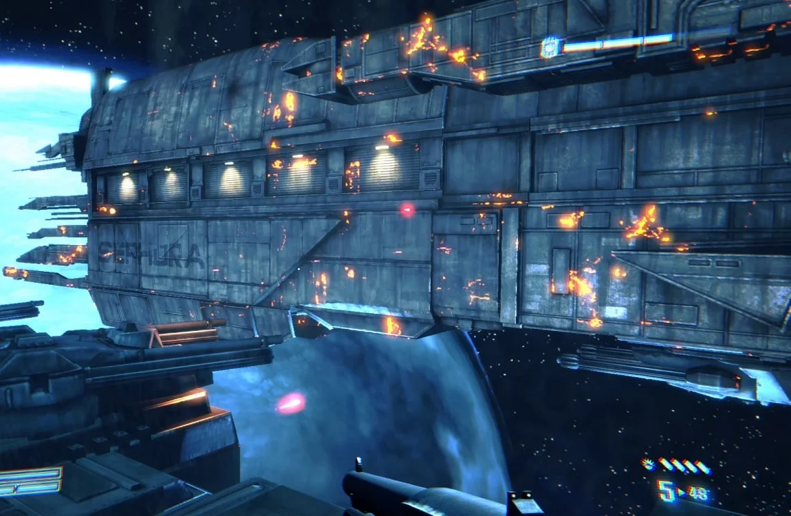 The USS Sephora, a sister ship of the USS Sulaco