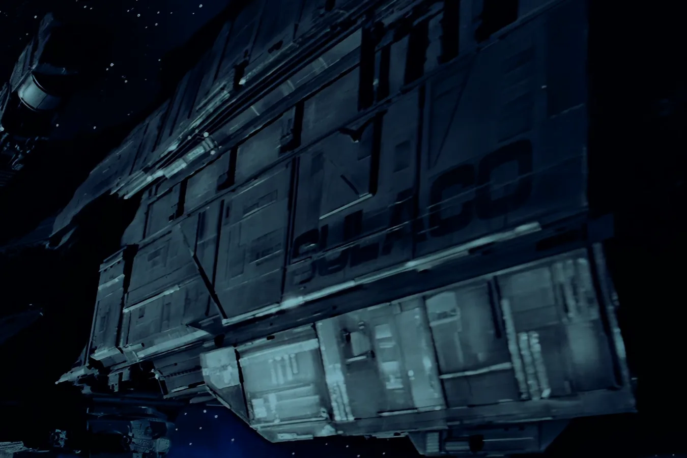 The front side of the USS Sulaco