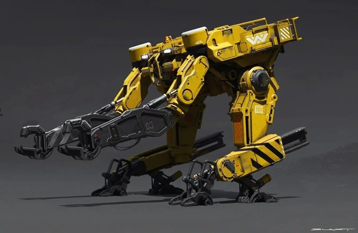 Concept art for the Super Power Loader