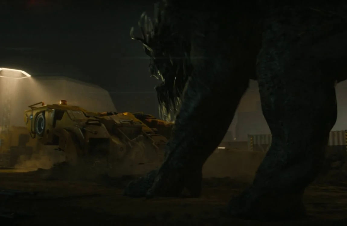 The Super Power Loader is destroyed by the Kalisk