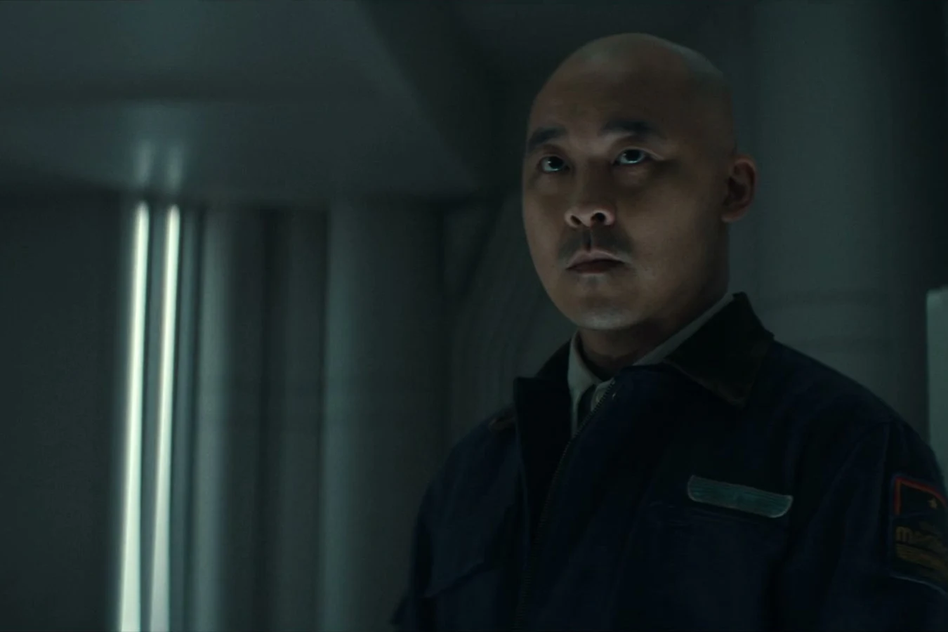 Teng aboard the USCSS Maginot in his navigator uniform in Alien: Earth