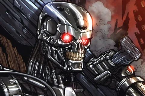 Terminator 2: Infinity comic cover art